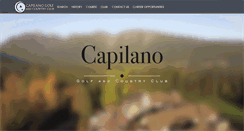 Desktop Screenshot of capilanogolf.com